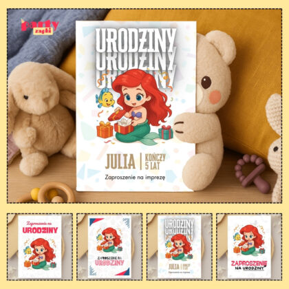 ariel mala syrenka zaproszenie partyzapki 06 1