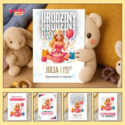 barbie zaproszenie partyzapki 06 1