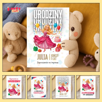 barbie zaproszenie partyzapki 08 1