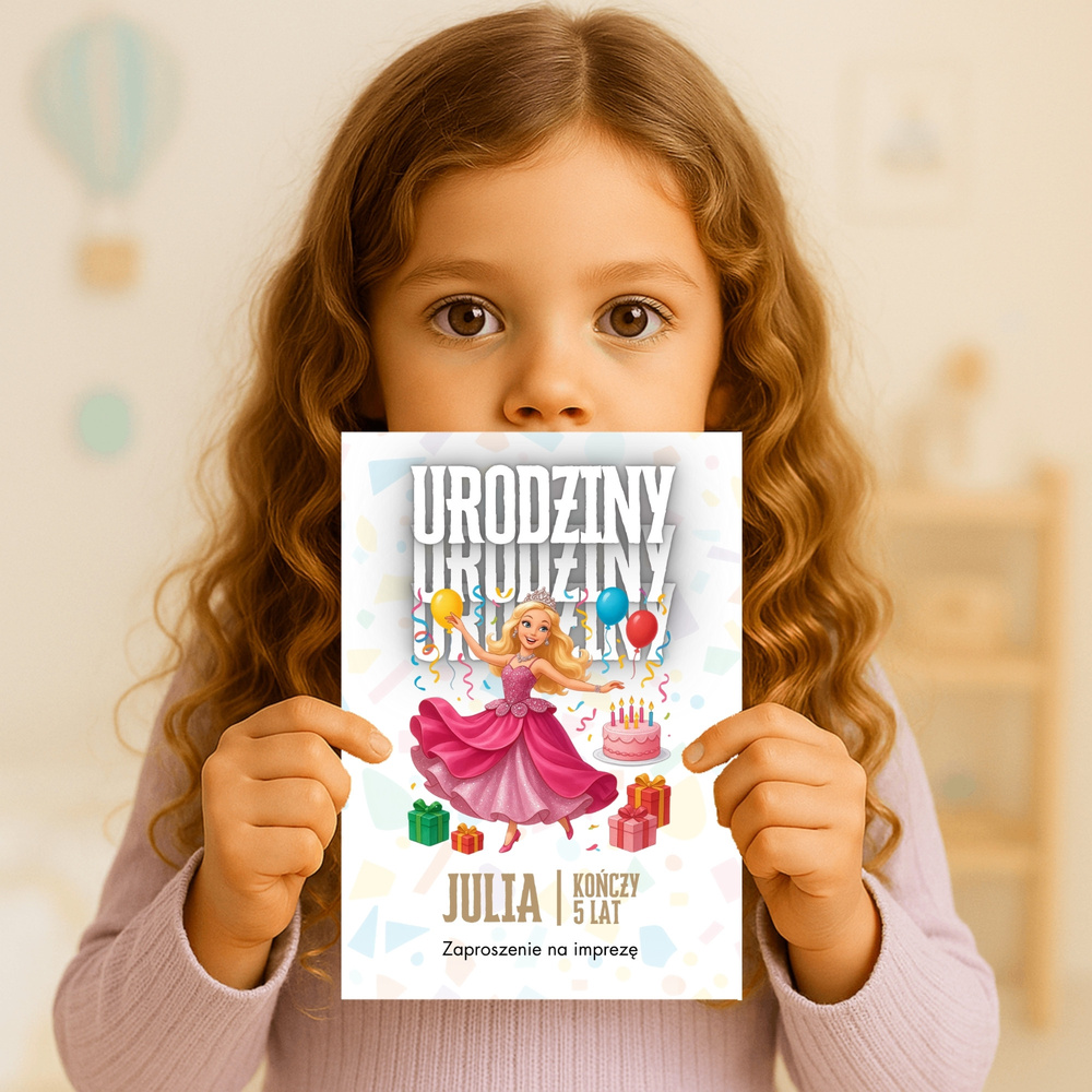 barbie zaproszenie partyzapki 08 3