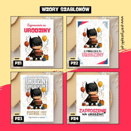 batman zaproszenie partyzapki 03 2