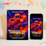 blaze 06 zaproszenie na urodziny partyzapki