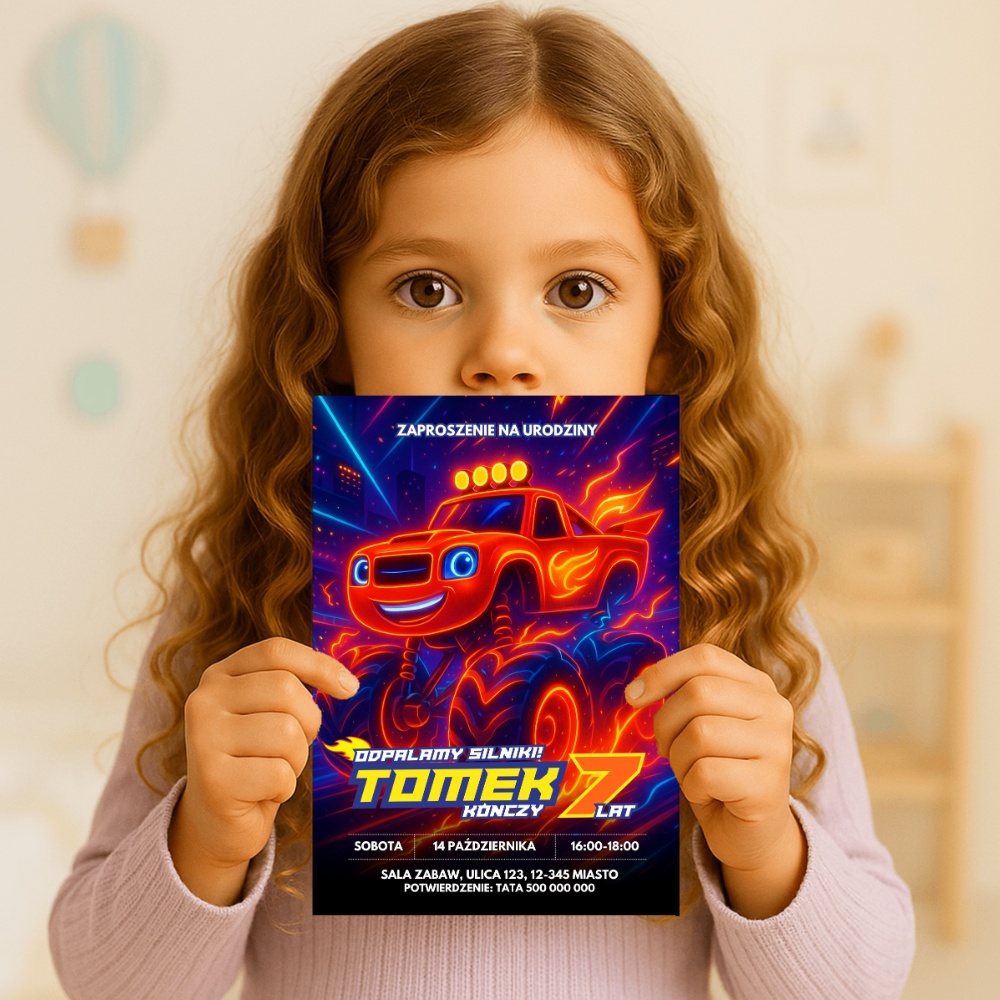 blaze 06 zaproszenie na urodziny partyzapki 3