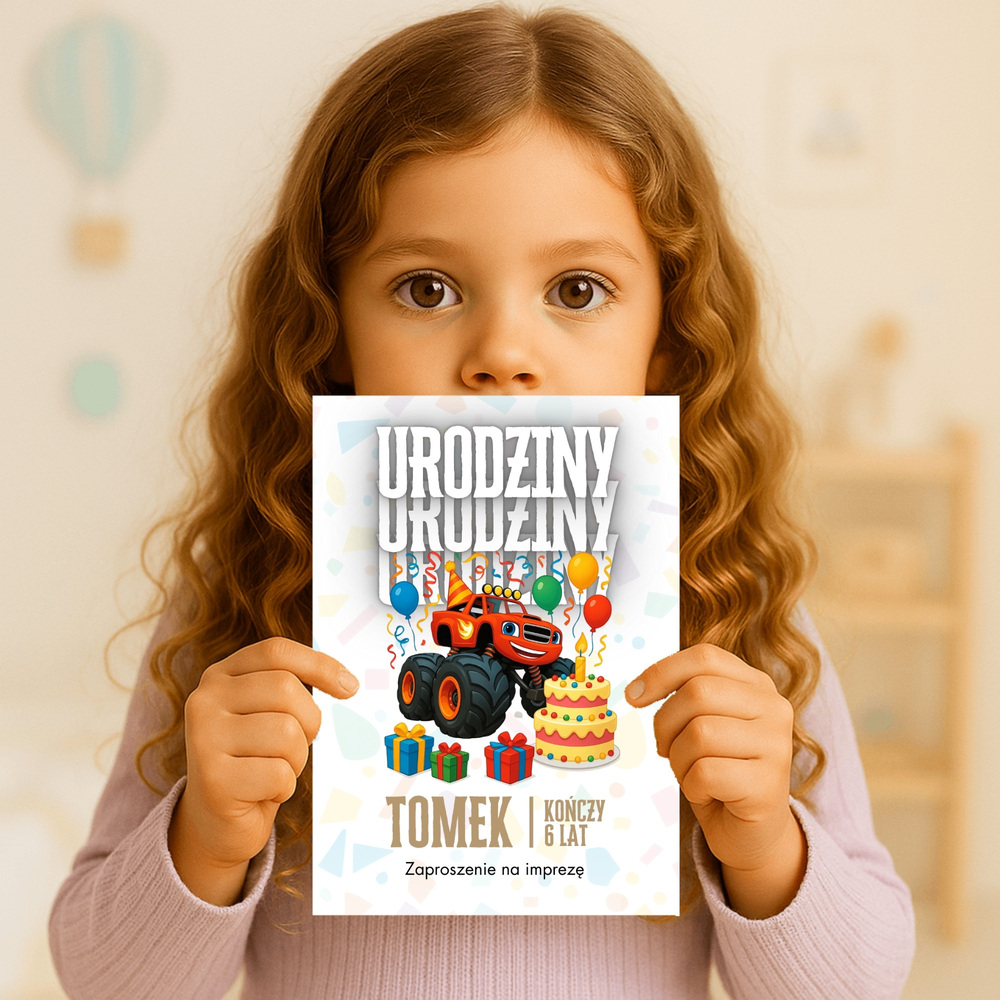 blaze i mega maszyny zaproszenie partyzapki 01 3