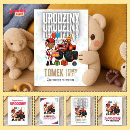 blaze i mega maszyny zaproszenie partyzapki 02 1
