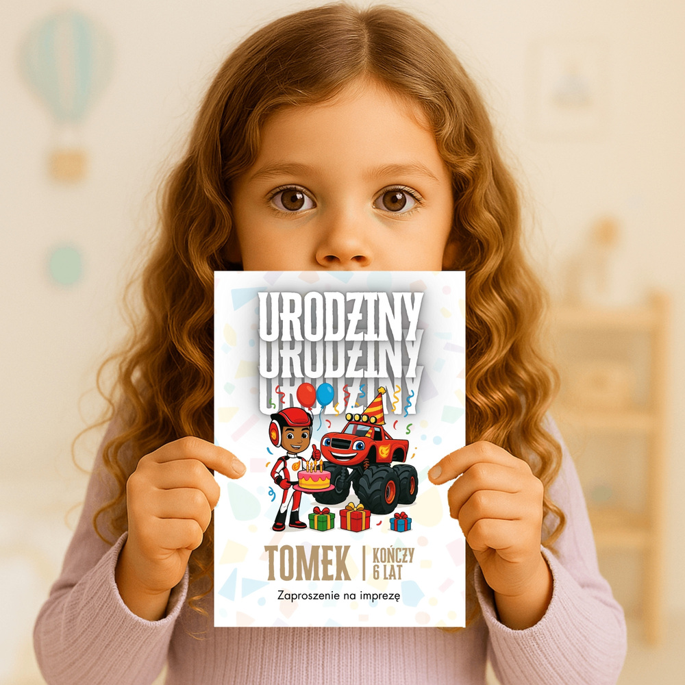 blaze i mega maszyny zaproszenie partyzapki 02 3