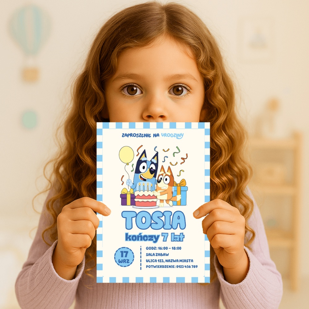 bluey 09 zaproszenie na urodziny partyzapki 3