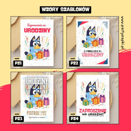 bluey zaproszenie partyzapki 04 2