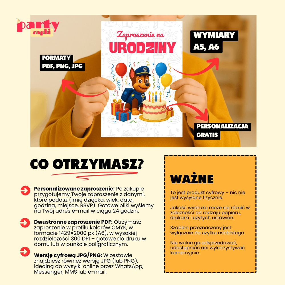 chase psi patrol zaproszenie partyzapki 01 4