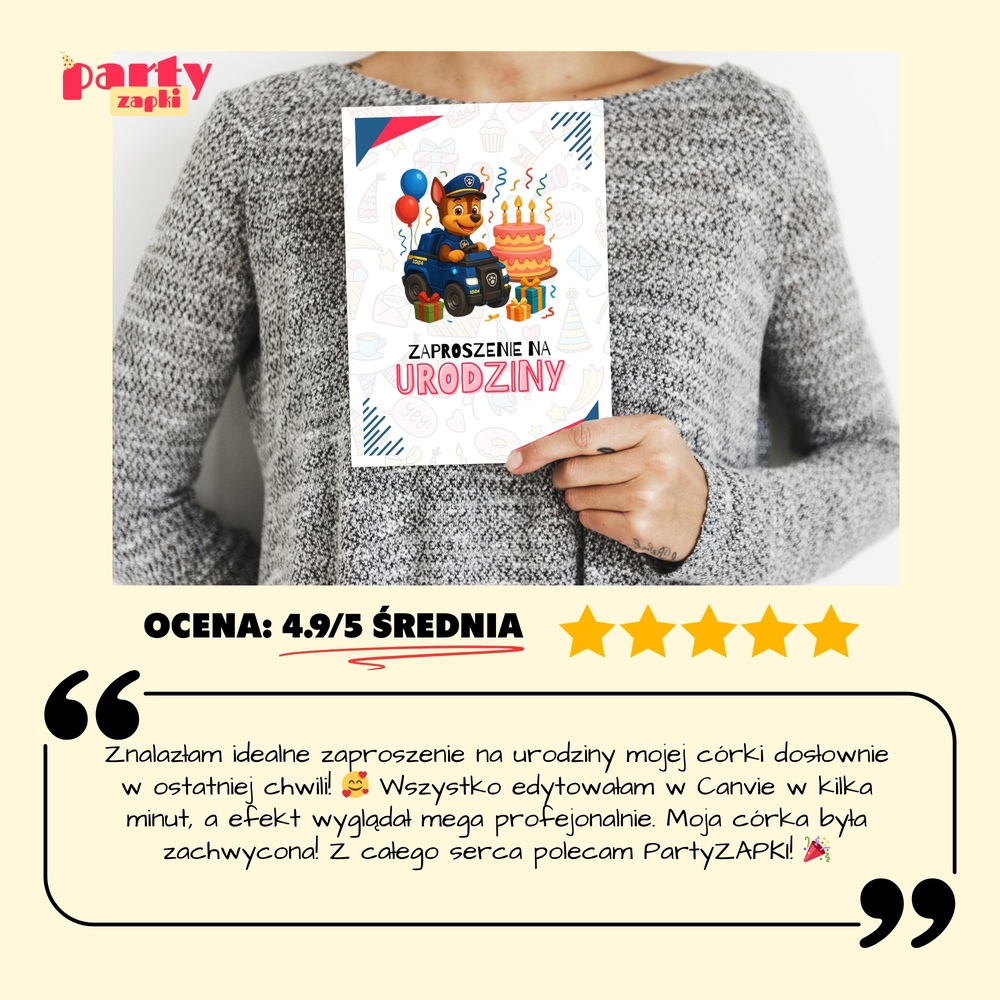 chase psi patrol zaproszenie partyzapki 05 5