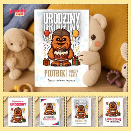 chewbacca gwiezdne wojny zaproszenie partyzapki 02 1