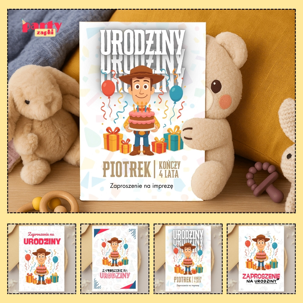 chudy toy story zaproszenie partyzapki 04 1