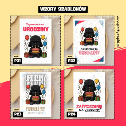 darth vader gwiezdne wojny zaproszenie partyzapki 02 2