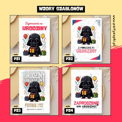darth vader gwiezdne wojny zaproszenie partyzapki 04 2