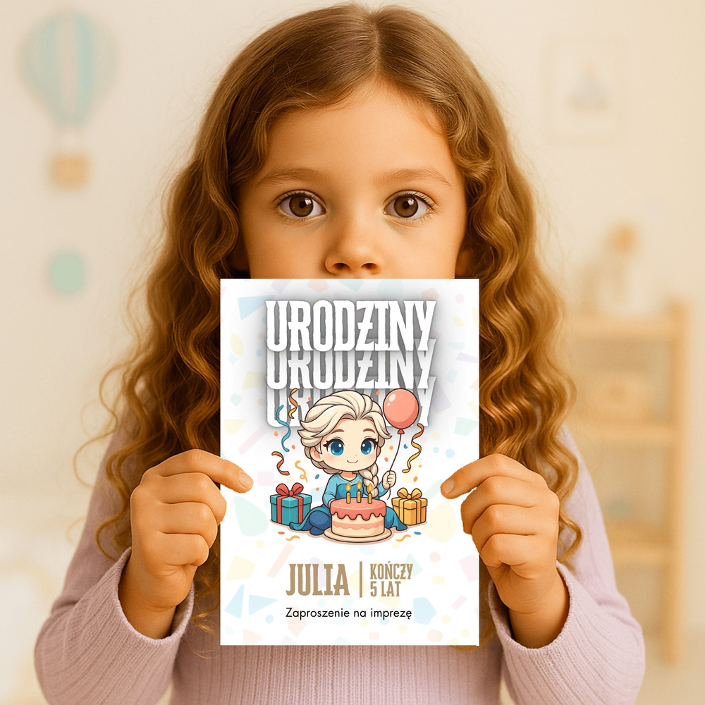 elsa kraina lodu zaproszenie partyzapki 04 3