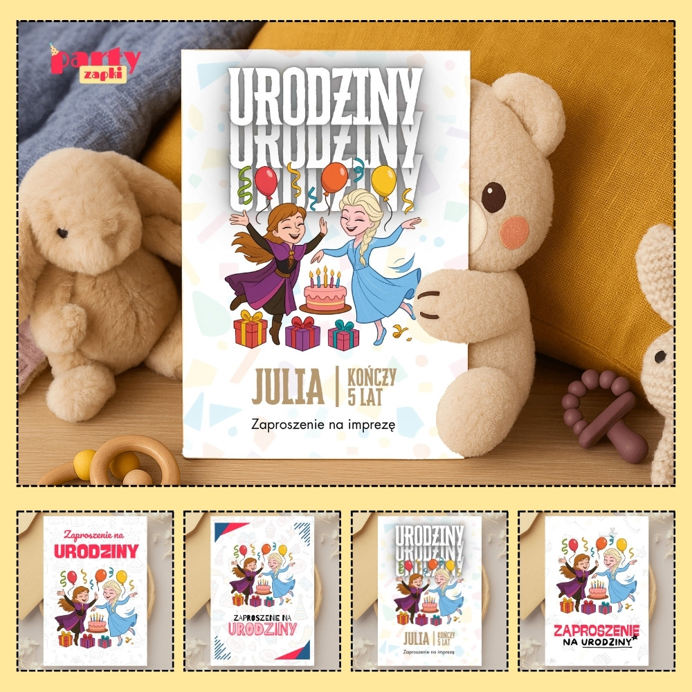 elsa kraina lodu zaproszenie partyzapki 05 1