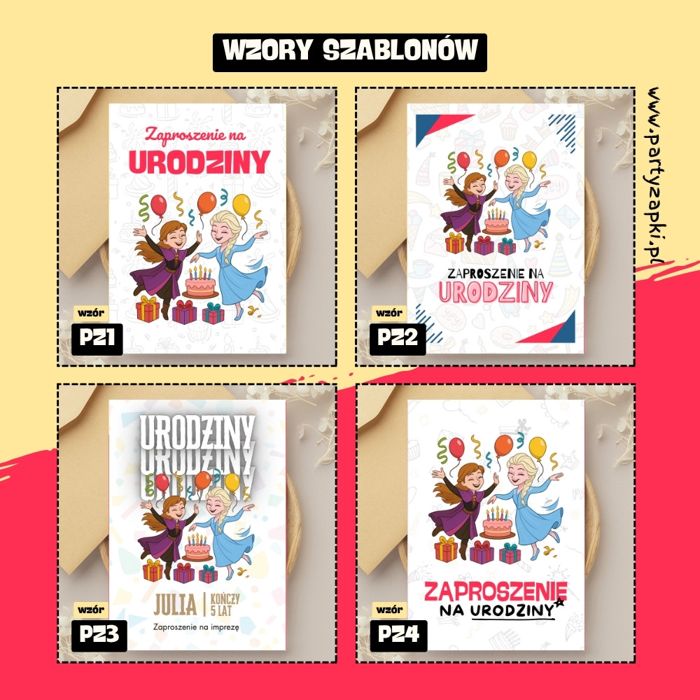 elsa kraina lodu zaproszenie partyzapki 05 2