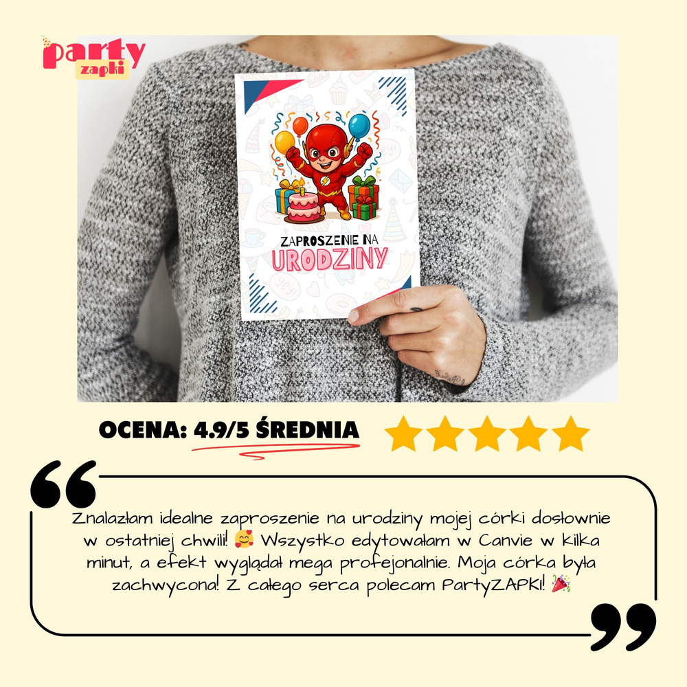 flash zaproszenie partyzapki 01 5