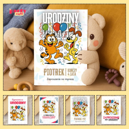 garfield zaproszenie partyzapki 04 1