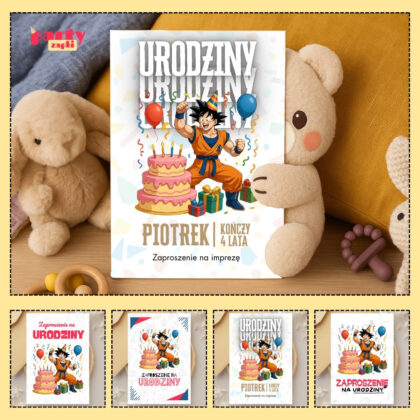 goku dragon ball zaproszenie partyzapki 01 1