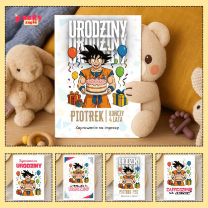 goku dragon ball zaproszenie partyzapki 03 1