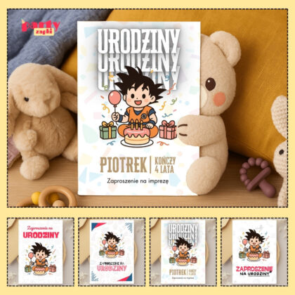 goku dragon ball zaproszenie partyzapki 04 1