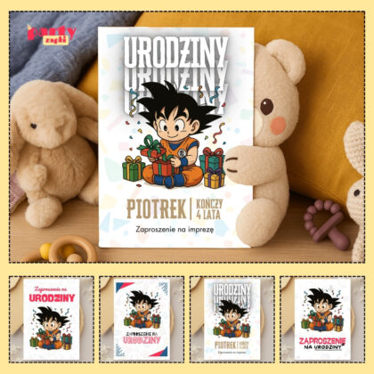 goku dragon ball zaproszenie partyzapki 06 1