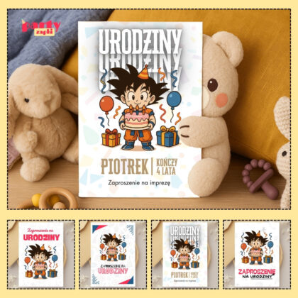 goku dragon ball zaproszenie partyzapki 07 1