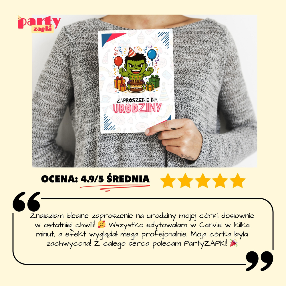 hulk zaproszenie partyzapki 02 5