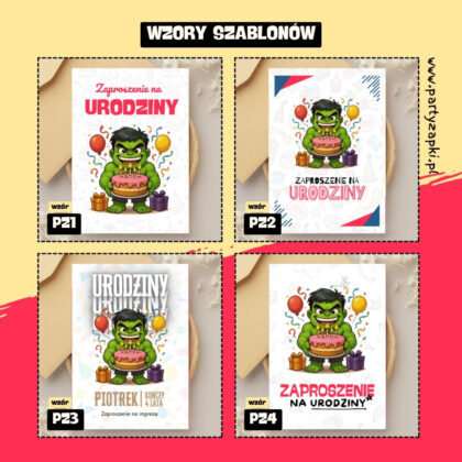 hulk zaproszenie partyzapki 03 2