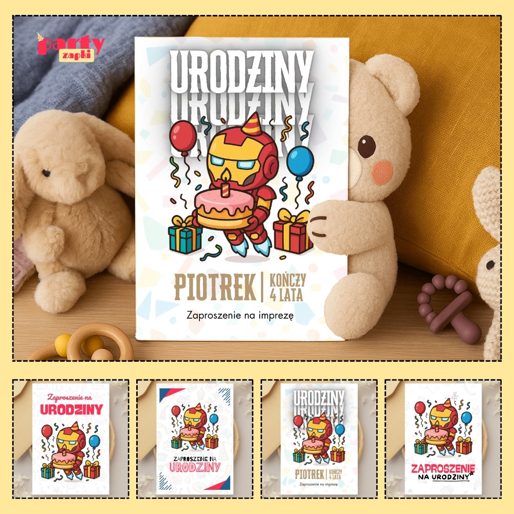 iron man zaproszenie partyzapki 02 1