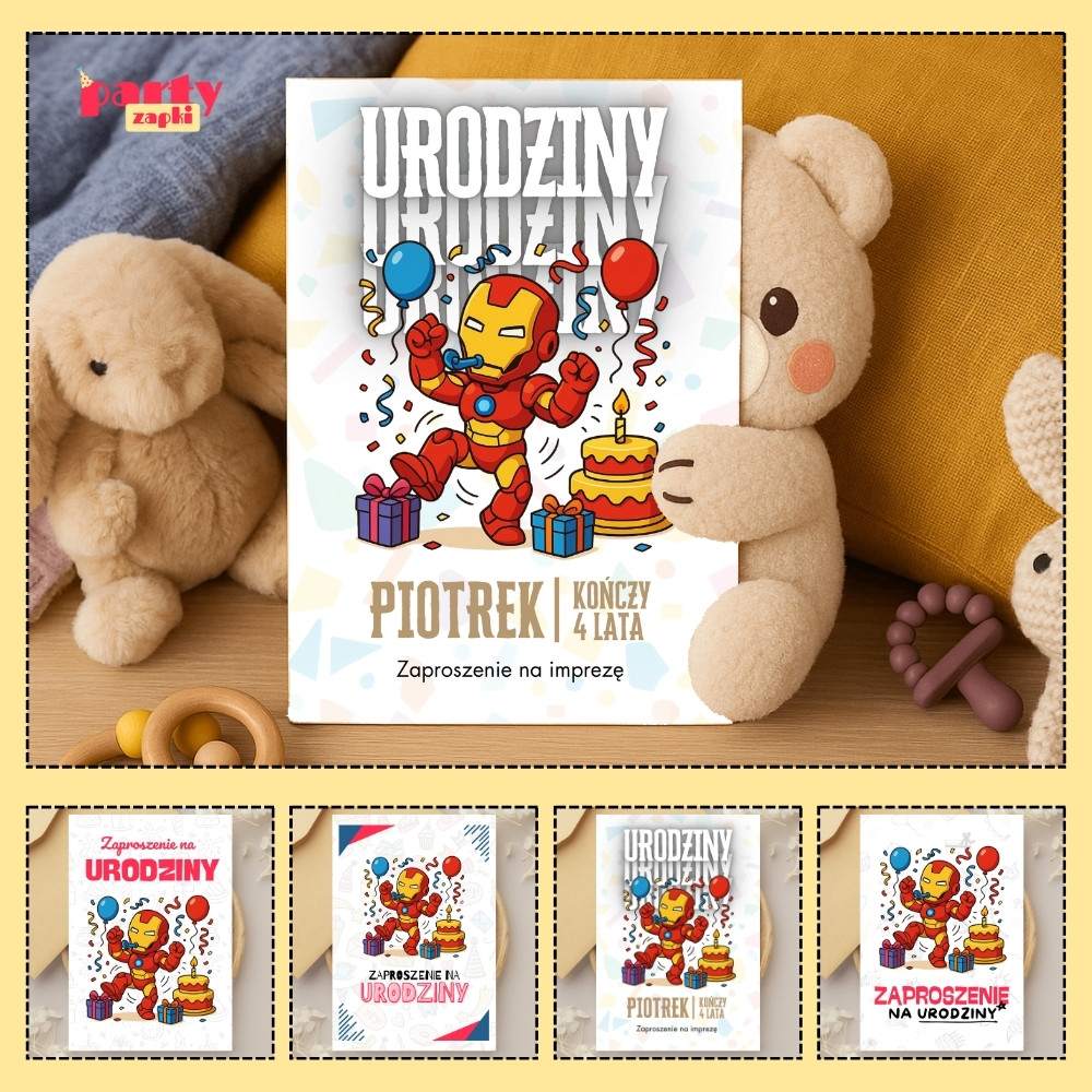 iron man zaproszenie partyzapki 05 1