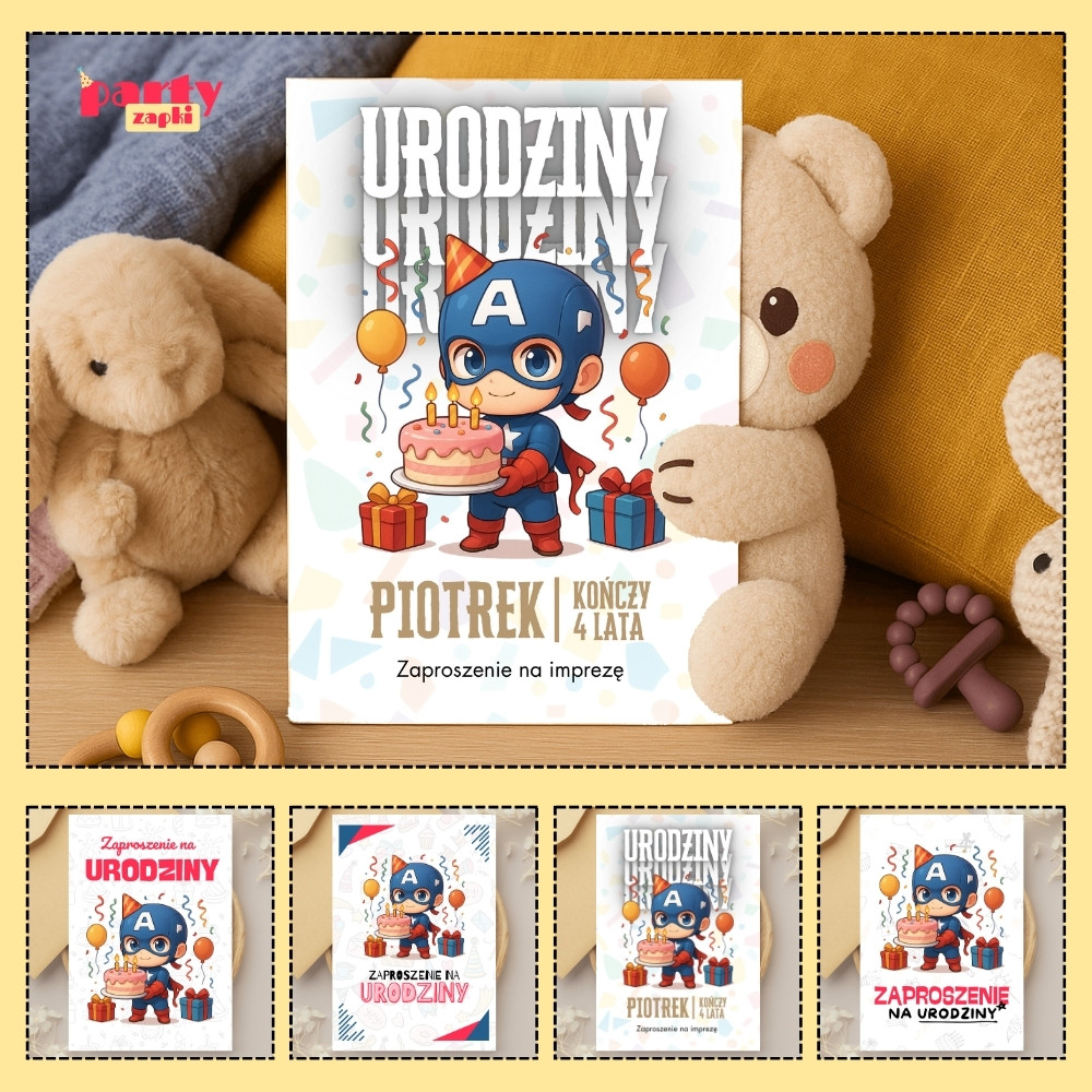 kapitan ameryka zaproszenie partyzapki 03 1