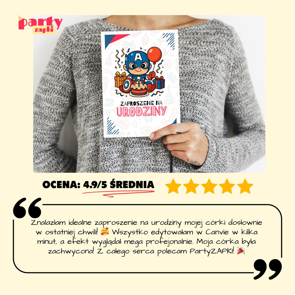 kapitan ameryka zaproszenie partyzapki 04 5