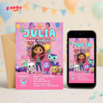 koci domek gabi 05 zaproszenie na urodziny partyzapki 1