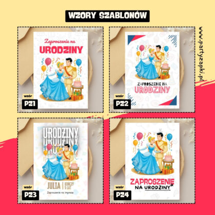 kopciuszek zaproszenie partyzapki 05 2