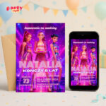 kpop demon hunters 04 zaproszenie na urodziny partyzapki 1