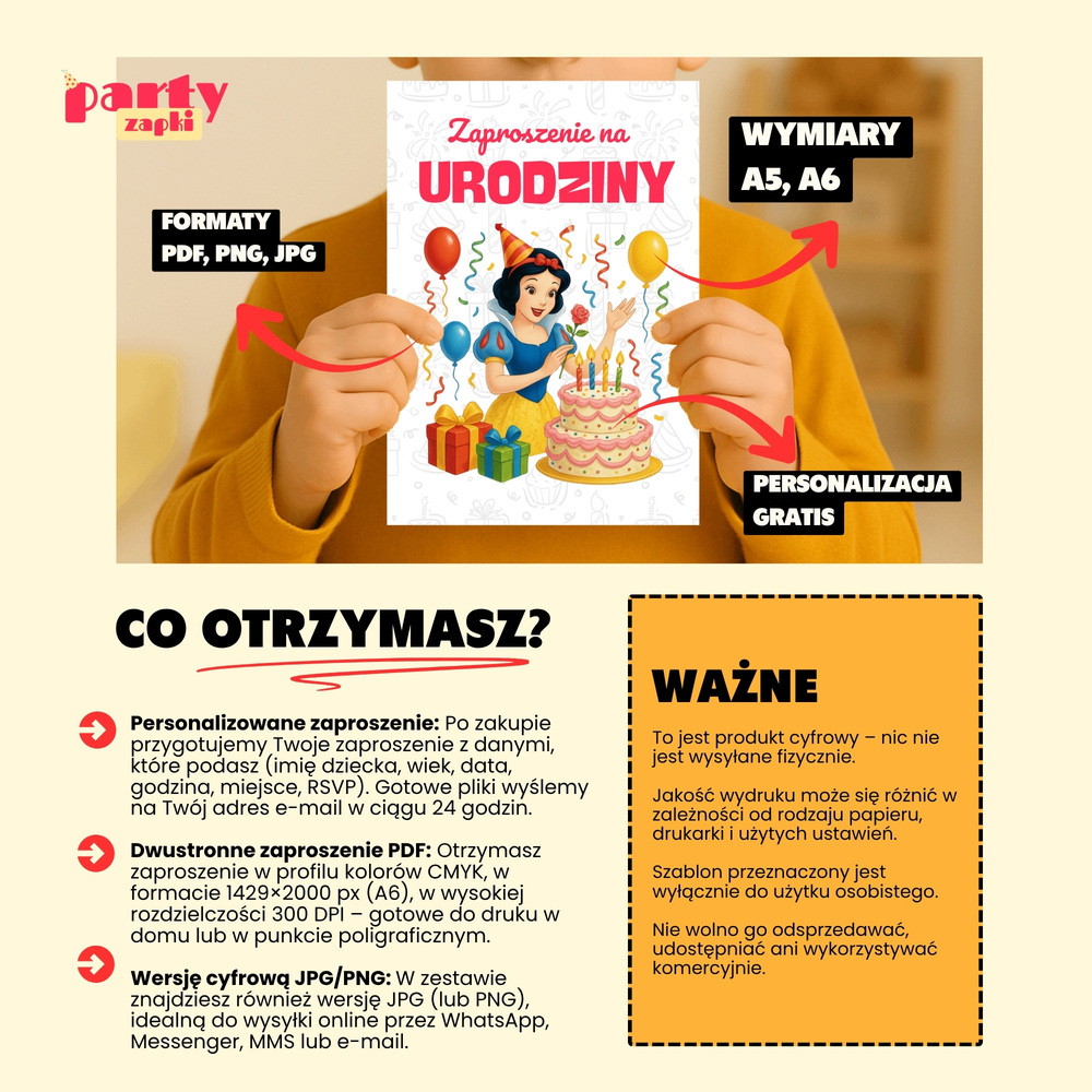 krolewna sniezka zaproszenie partyzapki 01 4