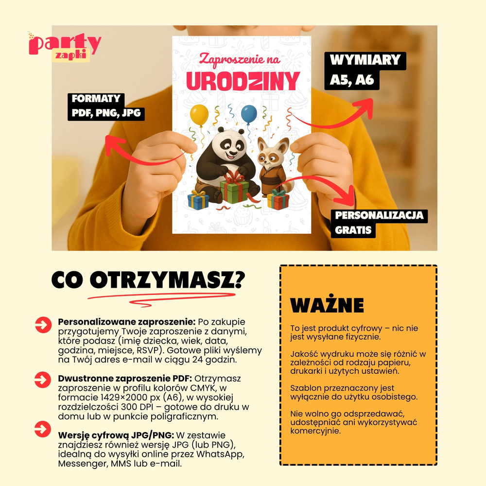 kung fu panda zaproszenie partyzapki 05 4