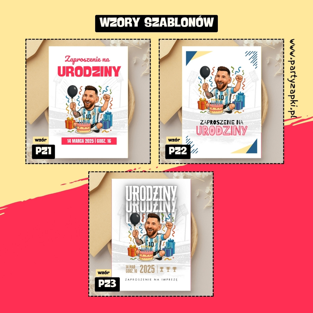 leo messi zaproszenie partyzapki 03 2