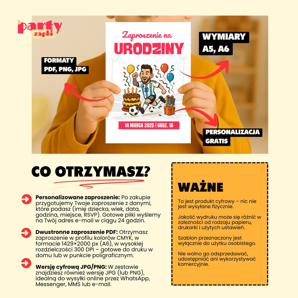 leo messi zaproszenie partyzapki 04 4