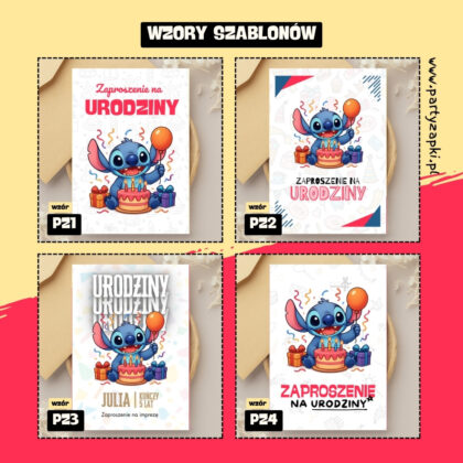 lilo i stich zaproszenie partyzapki 05 2