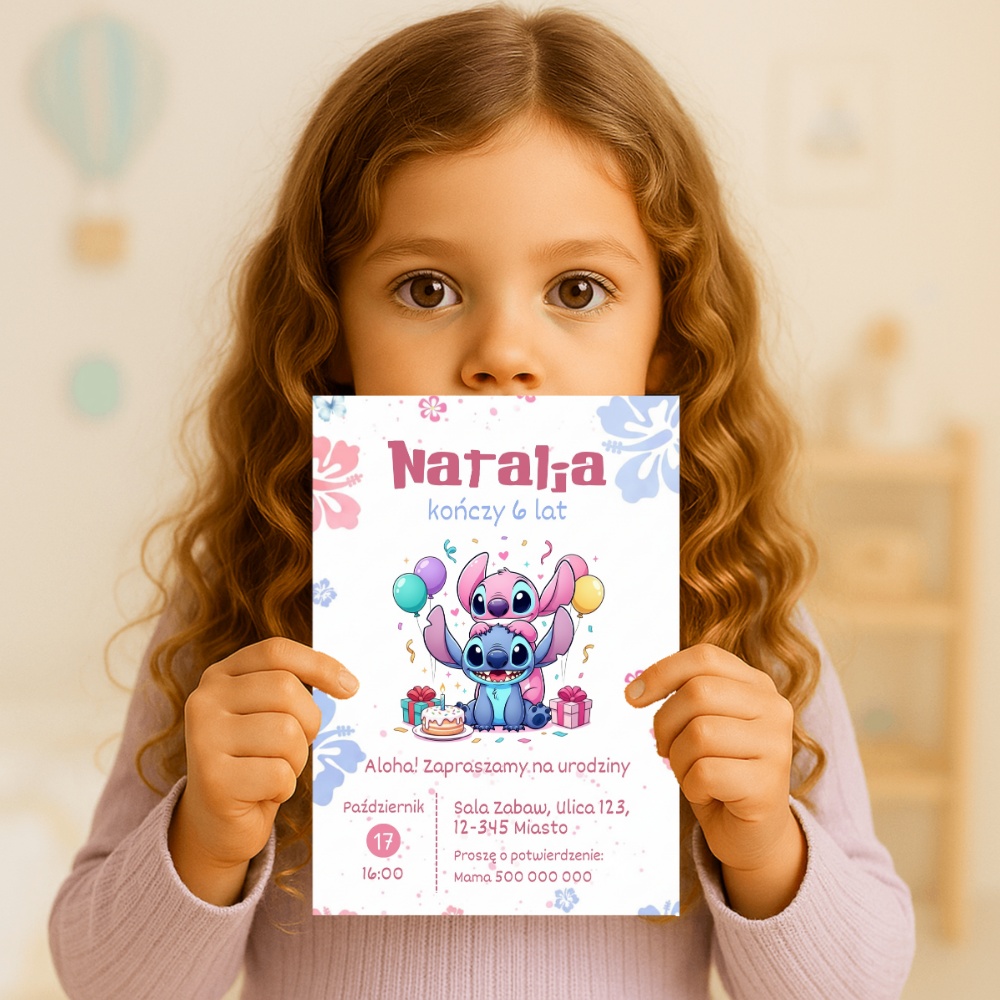 lilo stich 06 zaproszenie na urodziny partyzapki 3