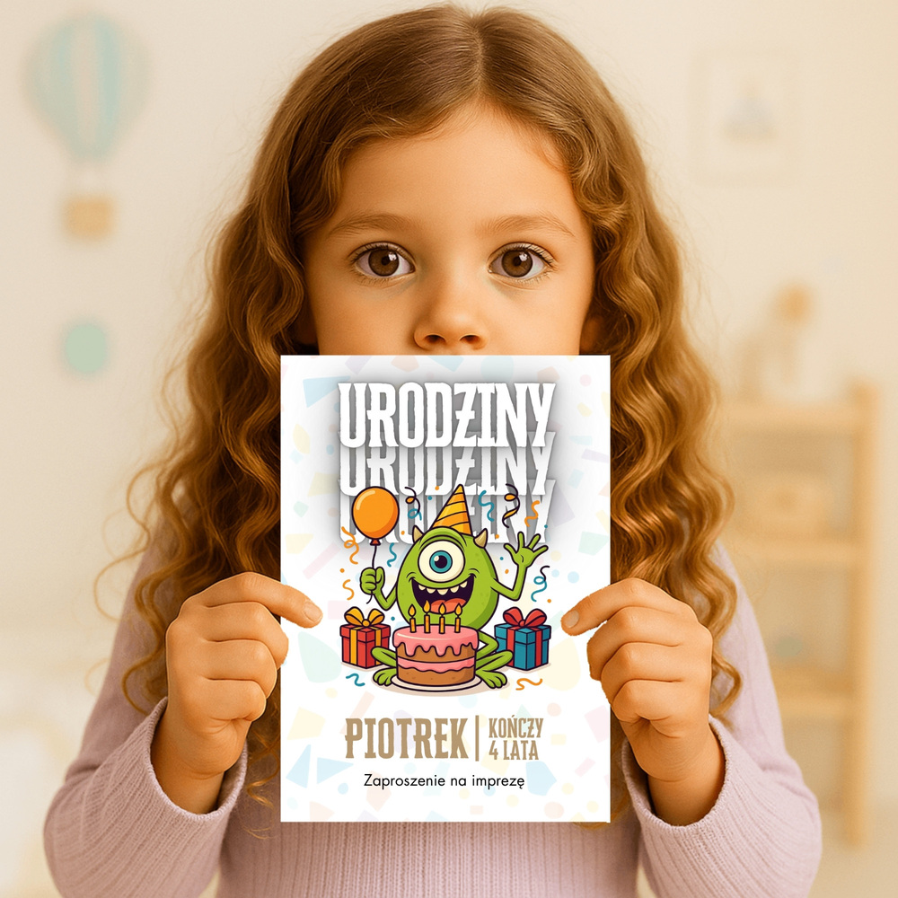 mike wazowski potwory i spolka zaproszenie partyzapki 03 3
