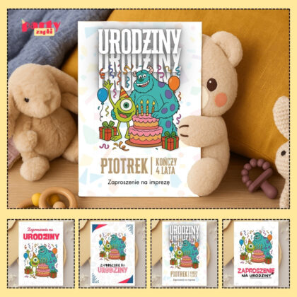 mike wazowski potwory i spolka zaproszenie partyzapki 05 1