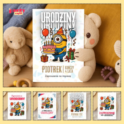 minionki zaproszenie partyzapki 02 1