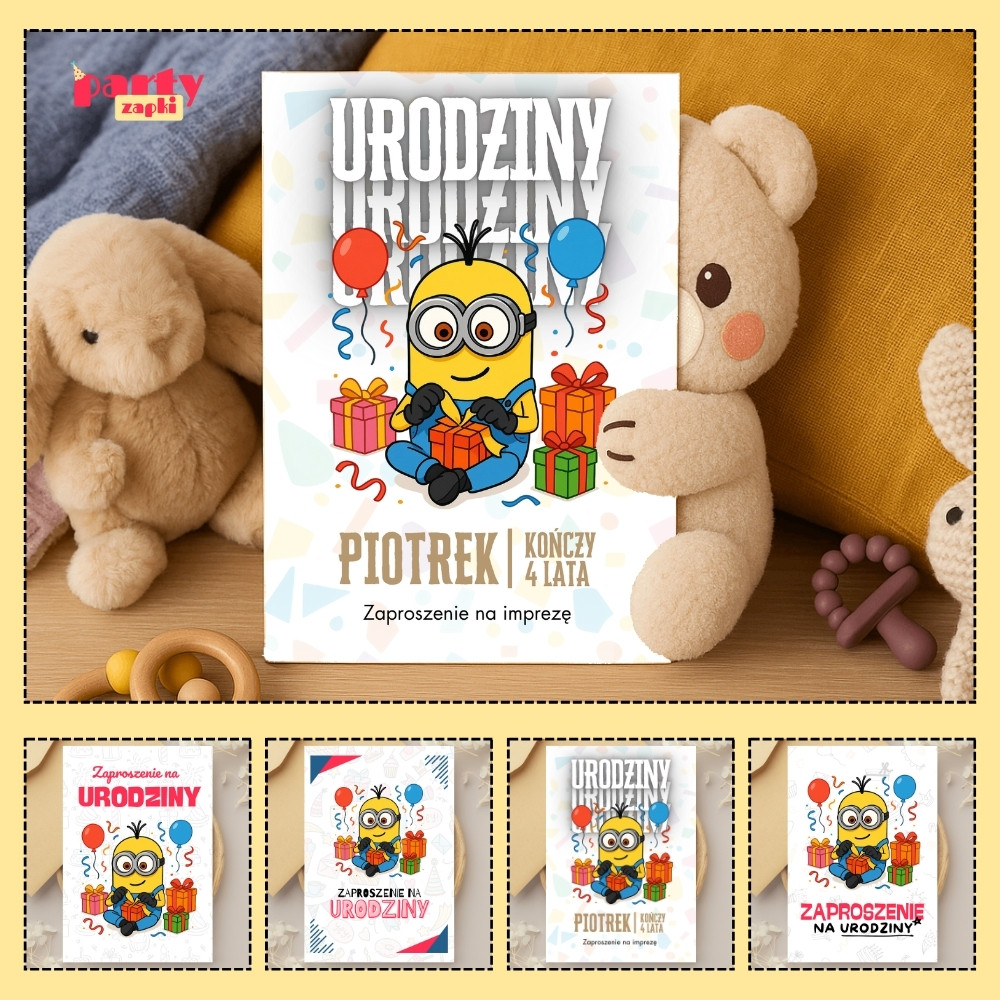 minionki zaproszenie partyzapki 04 1