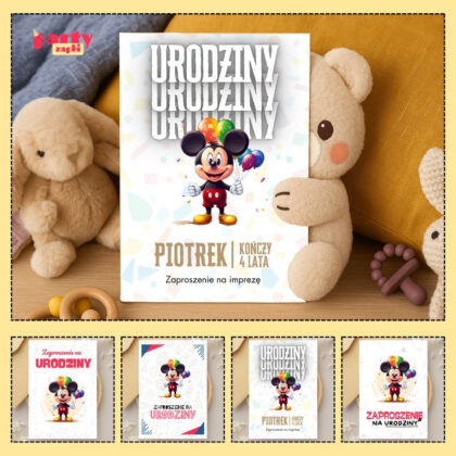 myszka miki zaproszenie partyzapki 06 1