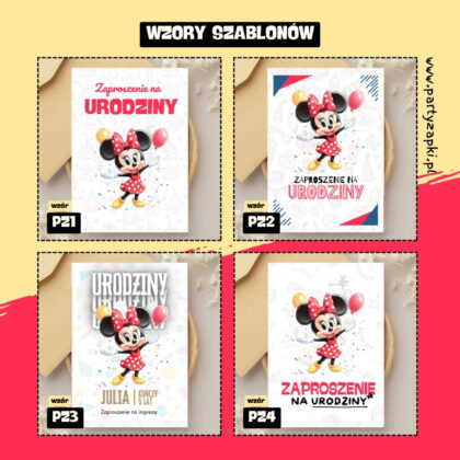 myszka minnie zaproszenie partyzapki 01 2