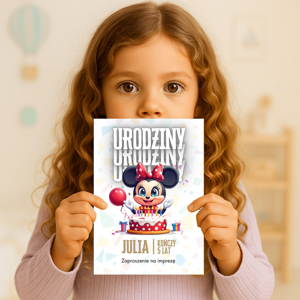 myszka minnie zaproszenie partyzapki 02 3
